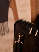 BLACK LEATHER BRIEFCASE