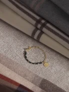 GOLD PLATED BRACELET WITH COIN