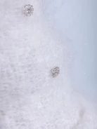 WHITE CAP MADE OF MOHAIR AND MERINO WOOL