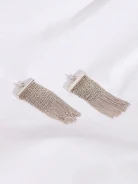 WIDE BRAIDED EARRINGS