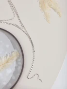 SILVER CASCADE NECKLACE
