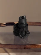 BLACK LEATHER BELT
