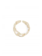 RING WITH CHAIN MOTIF