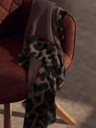 BROWN CAMOUFLAGE SCARF