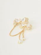 Brooch with crystals