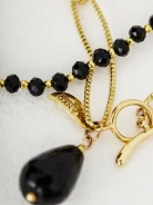 Set of bracelets with natural stones
