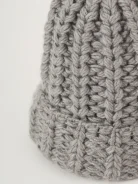 Beanie with decorative weave