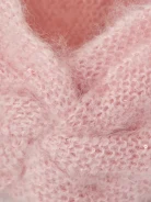 Pink mohair headband