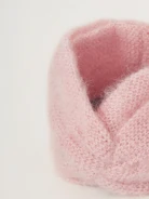 Pink mohair headband