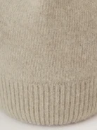 Beige soft wool cap