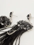 Feather earrings