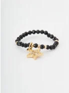 Elastic ring with onyx