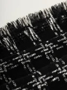 Soft shawl in black shade