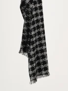 Soft shawl in black shade