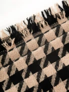 Beige shawl in pepit