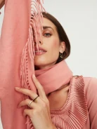 Classic pink scarf