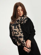 Animal print scarf