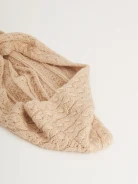 Powder snood with wool blend
