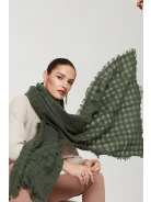 Green cashmere shawl