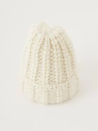 White wool cap