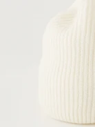 Cream simple beanie hat