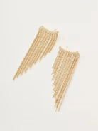 Elegant earrings in gold color