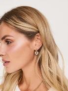 Delicate heart earrings