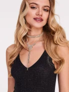 Kaskadowy naszyjnik typu choker