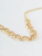 Necklace in the form of chain in gold color