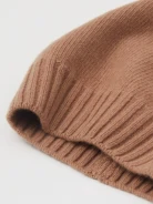Caramel wool hat with cashmere blend