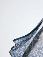 Silk scarf with patterns