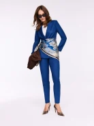 Silk scarf with paisley patterns