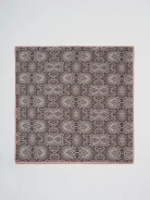 Silk scarf with oriental patterns