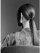 Gold-plated earrings with imitation pearls