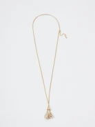 Tie necklace with drop pendants
