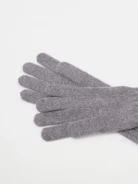 Cashmere gloves in gray