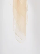 Elegant formal shawl with added silk