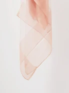 Pastel viscose and silk shawl