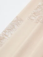 Beige scarf with animal print and wool