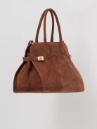 Light brown natural leather handbag
