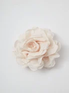 Brooch with a rose-shaped pin