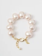 Gold-plated Majorca pearl bracelet