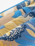 Jedwabna apaszka w kolorowy print