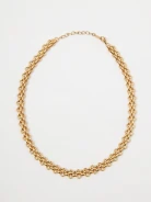 Gold-plated chain necklace