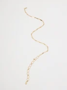 Gold-colored chain belt