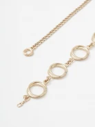 Gold chain jewelry belt