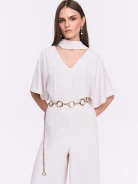 Gold chain jewelry belt