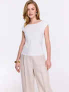 White short-sleeved blouse