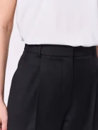 Black elegant cigarette pants