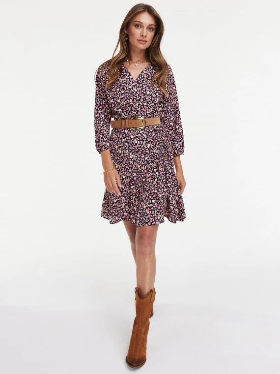 Viscose dress in a link